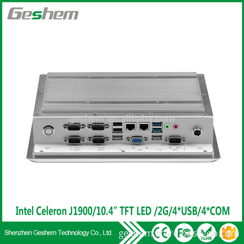 2017 Latest wireless design 10.4'' fanless pc PPC-GS1051HT idustrial touch screen panel pc